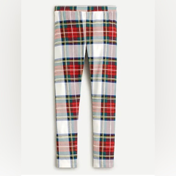 JCREW Girls tartan plaid leggings.Great for th holidays 🎄🎁 - Picture 1 of 5